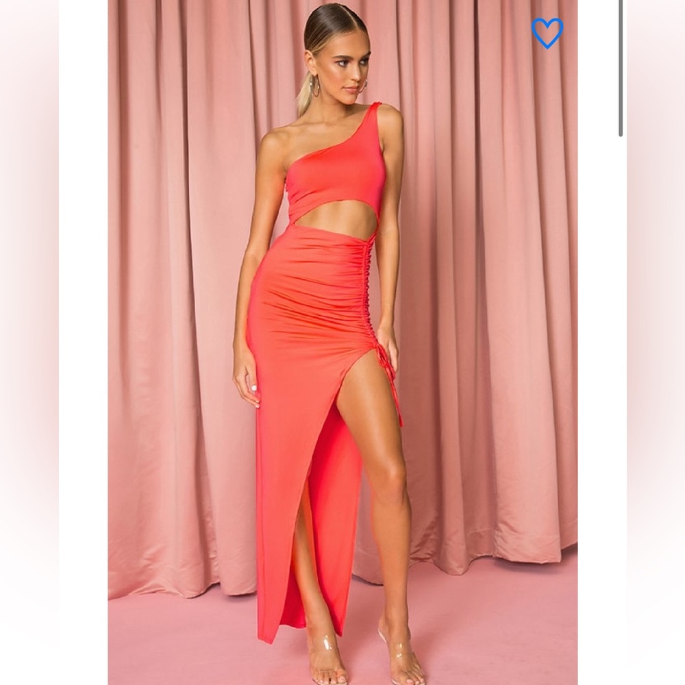 REVOLVE x Superdown Neon Pink Maxi Dress